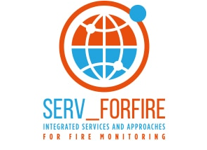 Integrated SERVices and approaches FOR Assessing effects of climate change and extreme events for FIRE and post fire risk prevention logo